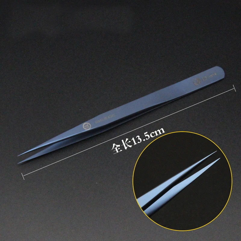 Titanium alloy high precision eyelashes special tweezers for eyelash extension