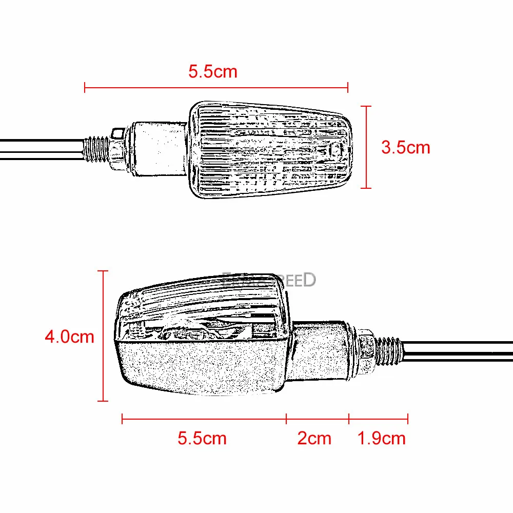 4 sztuk/zestaw uniwersalny motocykl Turn Signal oświetlenie światła lampa motocyklowa żarówka migacz Motocross migające Flasher Moto e-bike