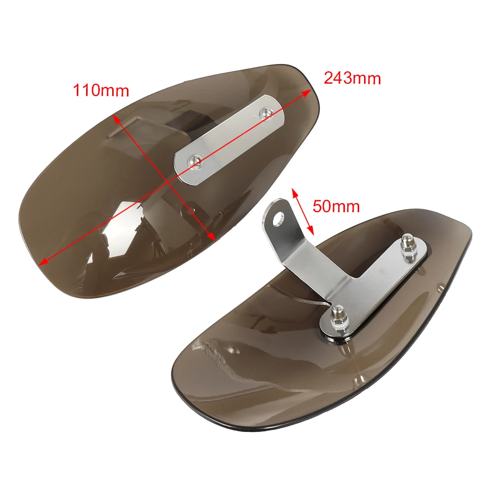 Universal Motorcycle Hand Guard Handlebar Protector Cold Wind Deflector Shield Handguard Plate For Harley Honda Yamaha image 5