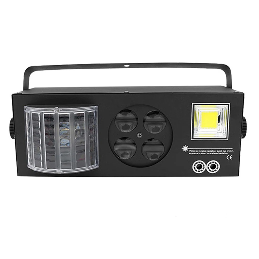 4 in1 Remote Laser Flash Strobe DMX512 LED Lighting Disco DJ Stage Light Four Functions Lighting Effect Beam Moving Head Party