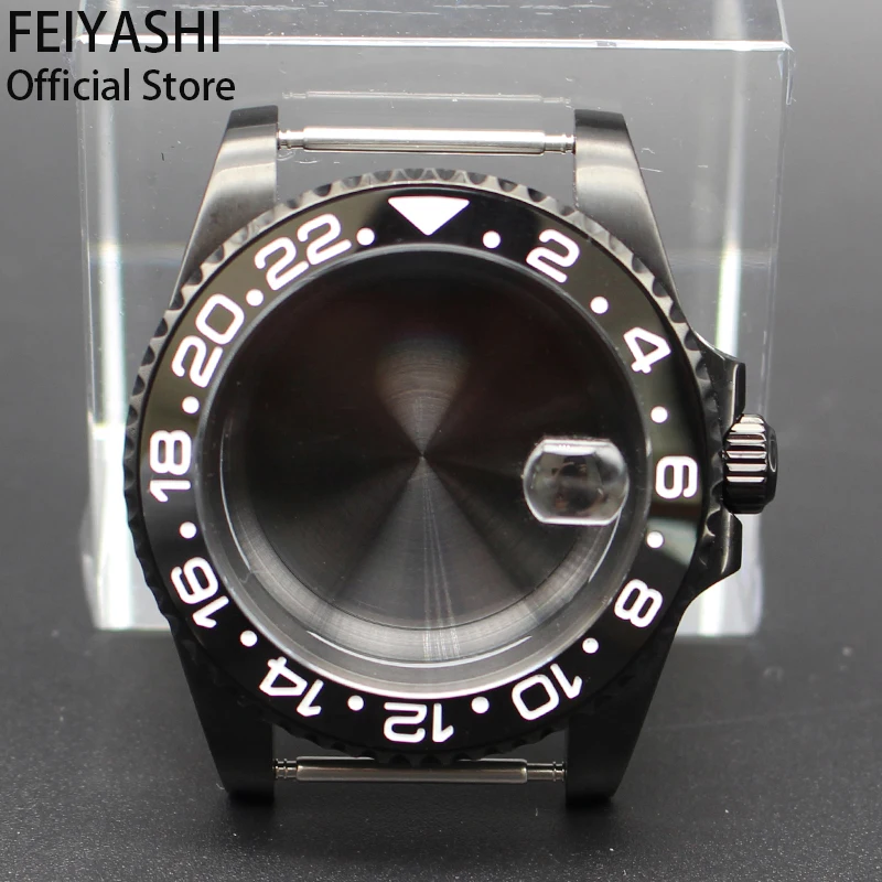 

40mm Case Clean Factory Watch Sapphire Parts For Submariner Seiko nh34 nh35 nh36 nh38 miyota 8215 eta 2824 Movement 28.5mm Dial