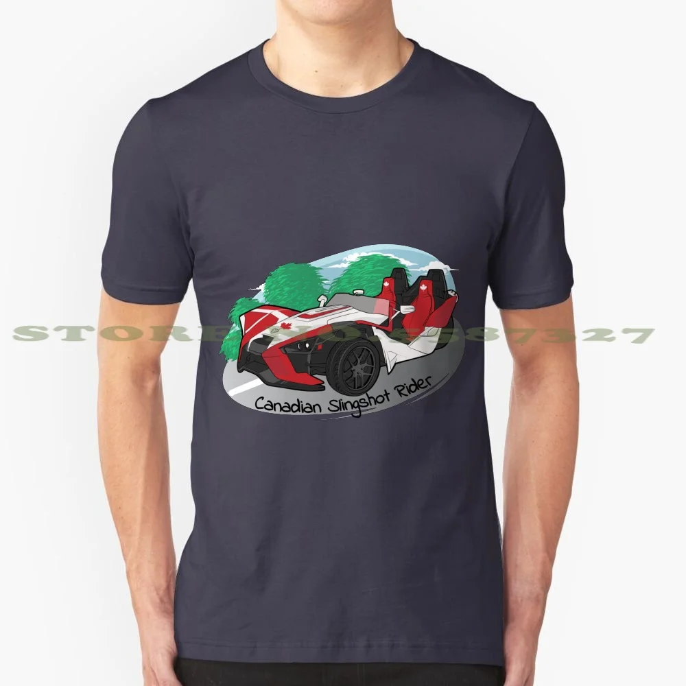 Canadian Slingshot Rider 100% Cotton T-Shirt Polaris Slingshot Canadian Rider