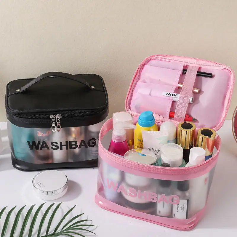 Women's Cosmetic Bag Female 2024 New Portable Travel Waterproof Large Capacity Storage Box Fashion Makeup Toiletry Bag Organizer