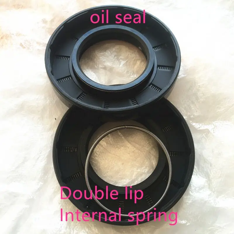 1PCS   NBR framework oil seal TC30  31  32*50*7  8  8.5  10  11  12 12.5  13mm double lip with clamp spring