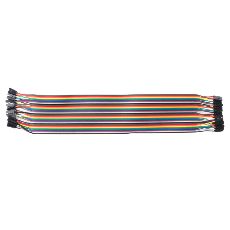 40Pcs Cables M-F/M-M/F-F Jumper Breadboard Wire Colorful GPIO Ribbon for DIY Kit