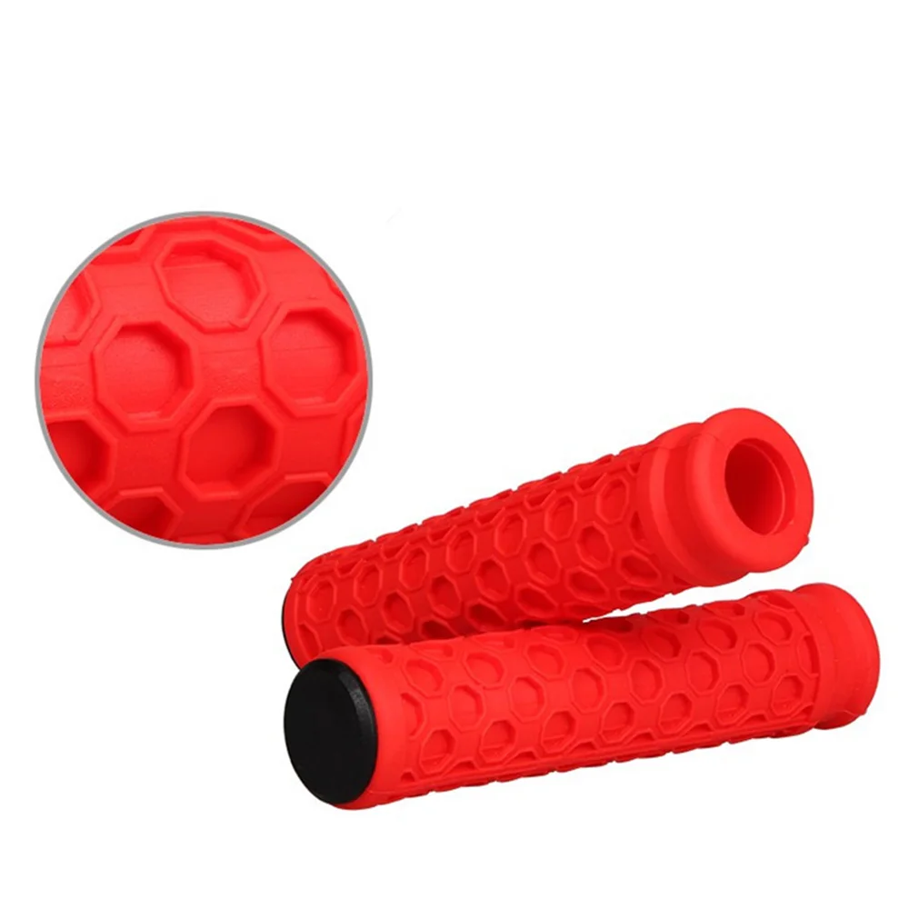 

GUB Silicone Rubber Gel Grips Set MTB Road Bike Anti-slip Silica Gel Handlebar With Plastic Bar Plug Soft Handlebar