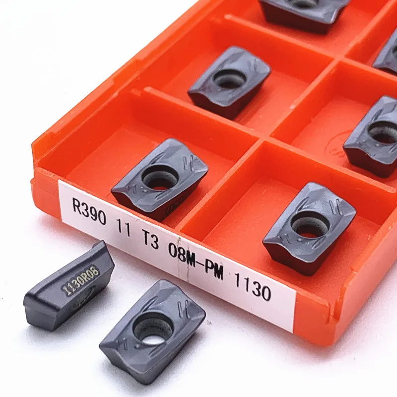 R390 11T308 PM 1025 1030 1040 1130 4040 1010 Carbide Inserts For Lathe Metal Cutting Tools For Indexable Cutting Tools