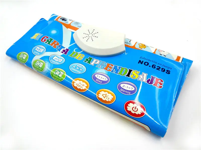 Grafico fononico in lingua inglese spagnola Giocattolo educativo per computer per bambini Macchina per l'apprendimento Poster Giocattoli Regalo con musica