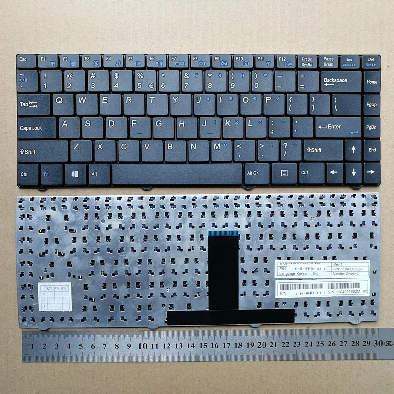 US-Layout Neue Laptop-Tastatur für CLEVO W84 M4121 W840 W830 MP-07G33RC-430W