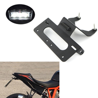 Fit For KTM DUKE R 1290 2014-2019 Rear Tail Tidy Fender Eliminator kit Registration Plate Holder Bracket Black