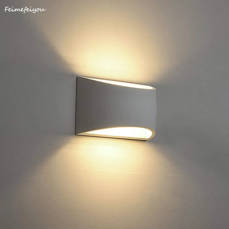 feimeifei youWall sconces light fixtures Lamps Modern LED Lighting  Up and Down Indoor Plaster for Living Room Bedroom Hallway