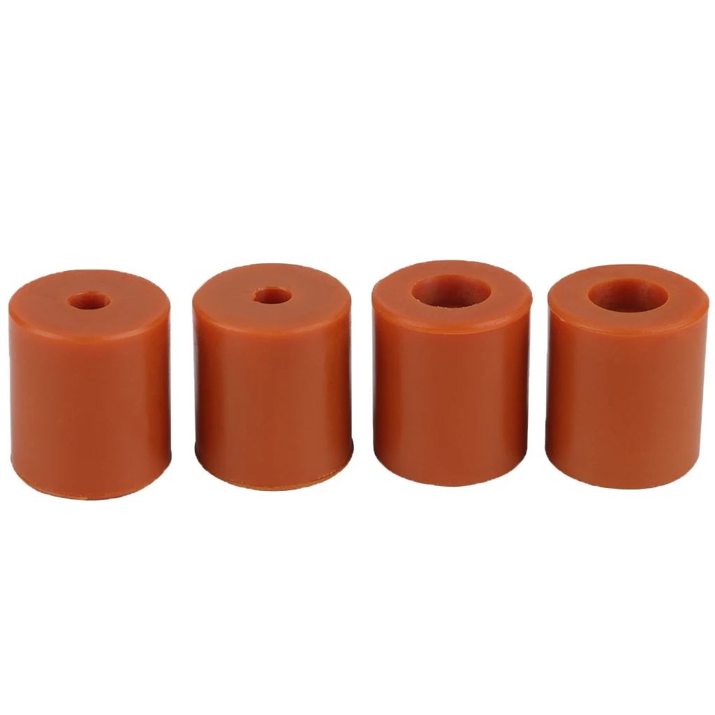 

Pack of 4 Heatbed Silicone Leveling Column, 3D Printer Hot Bed Mounts Rubber Dampers Buffers for Prusa i3 Plus, Brown