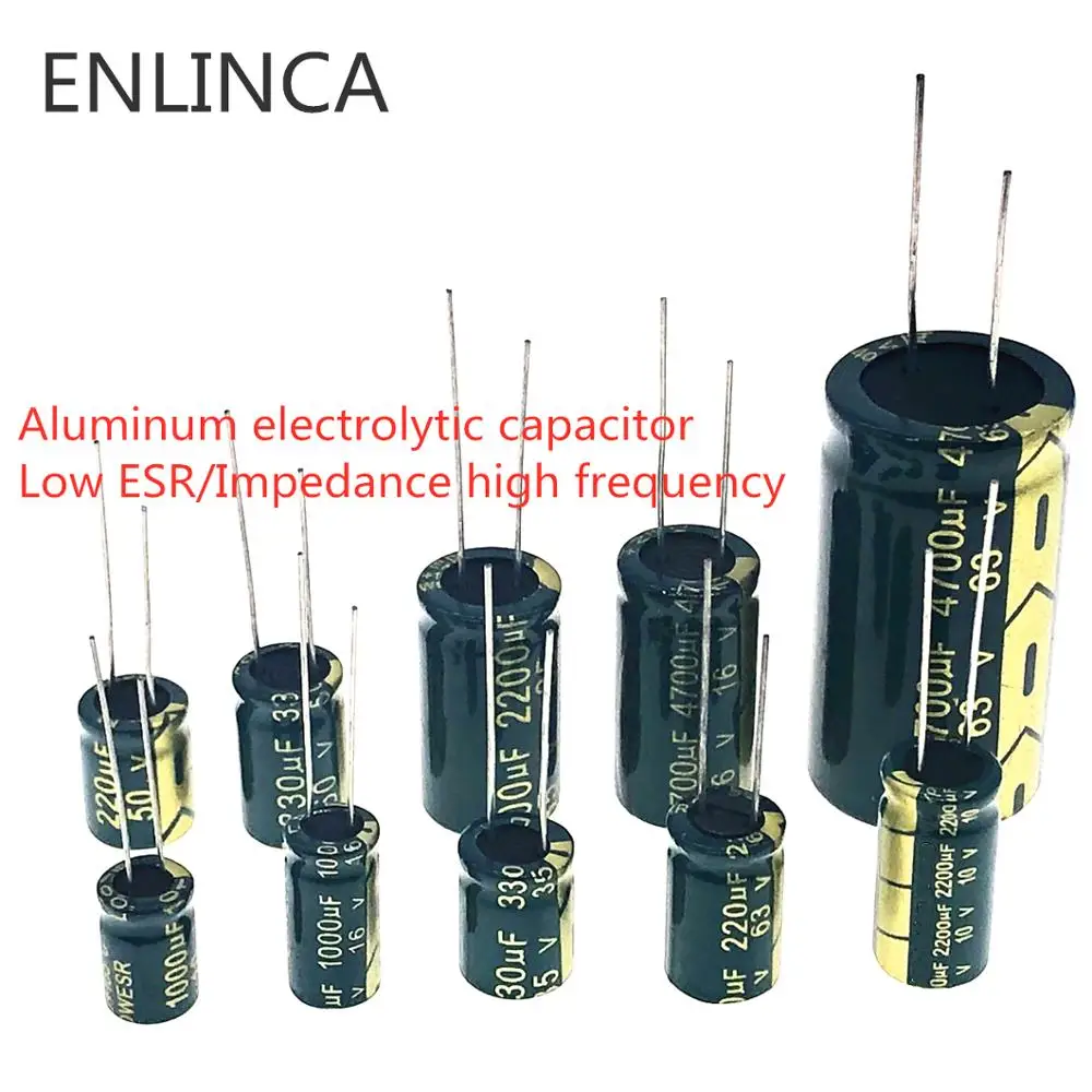 Hochfrequenz-Elektrolytkondensator 16 V 25 V 35 V 50 V 63 V 100 V 200 V 400 V 20 % 100 UF 220 UF 330 UF 470 UF 680 UF 1000 UF 2200 UF 3300 UF – Detail 2