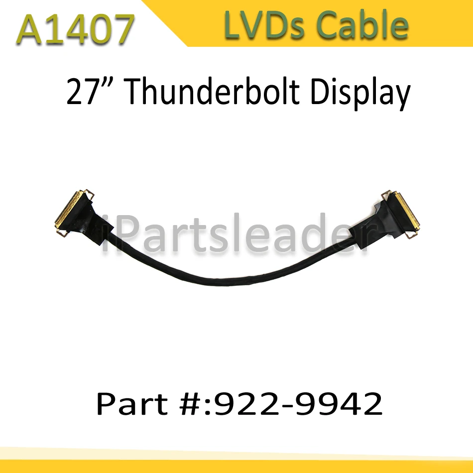 922-9942 for Apple Thunderbolt Display A1407 (27-inch) LED LCD LVDs Screen Display Port Flex Cable MC914 2011 2016 Year