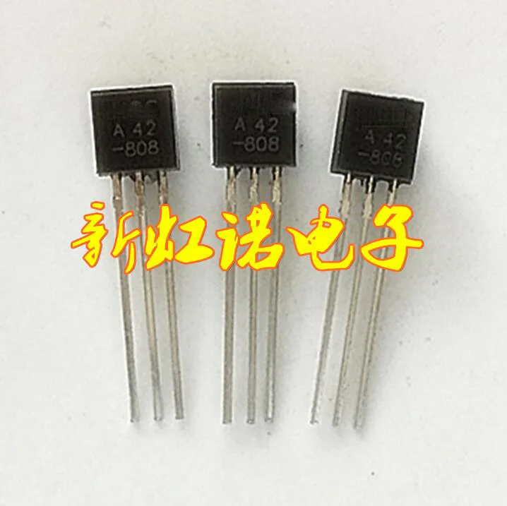 5Pcs/Lot New Original  MPSA42 2SA42 A42 TO-92 0.5A/300V NPN Integrated circuit Triode In Stock