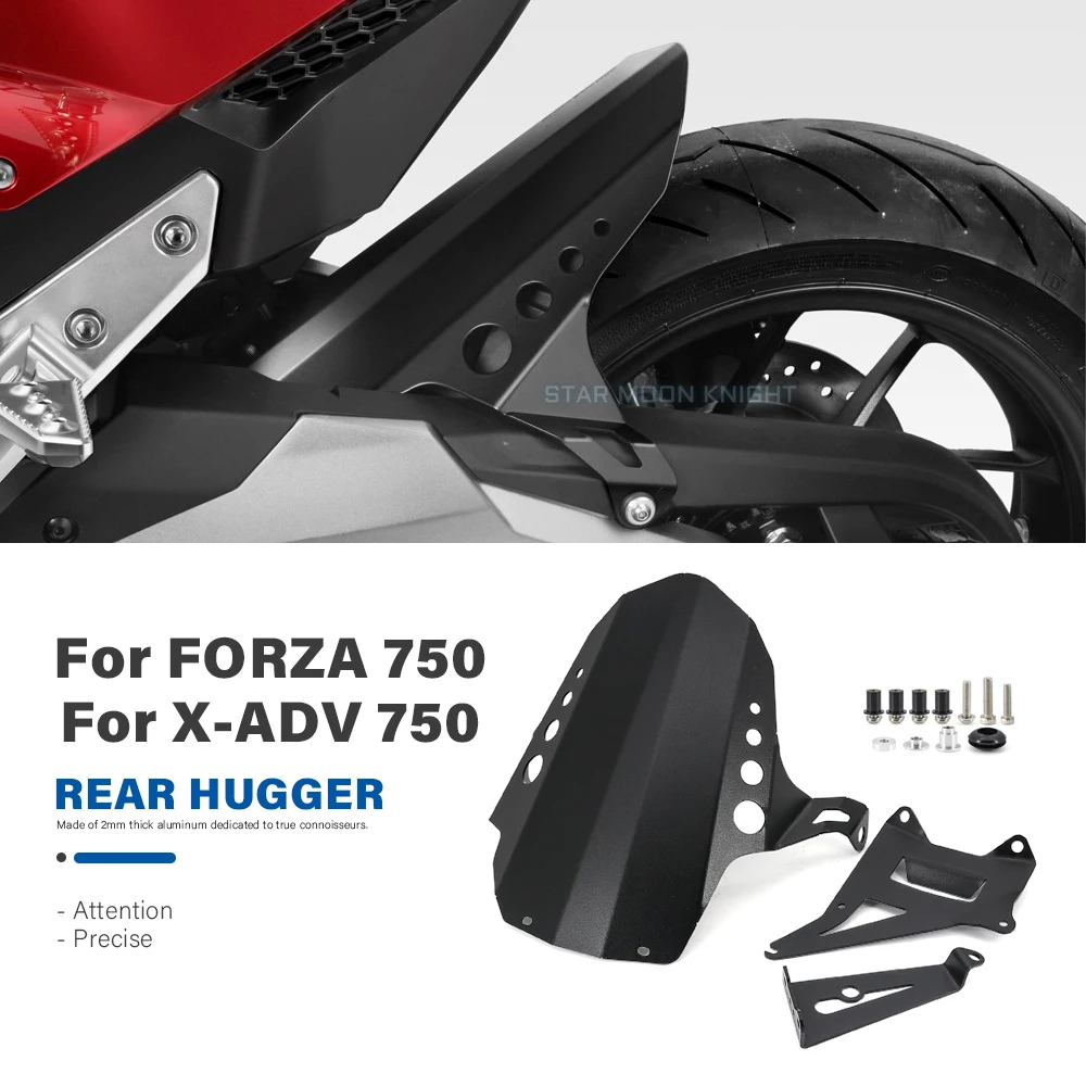 Fit For Honda For FORZA 750 X-ADV XADV750 Rear Fender Mudguard Mud Splash Guard Protection Protector Cover Wheel Hugger