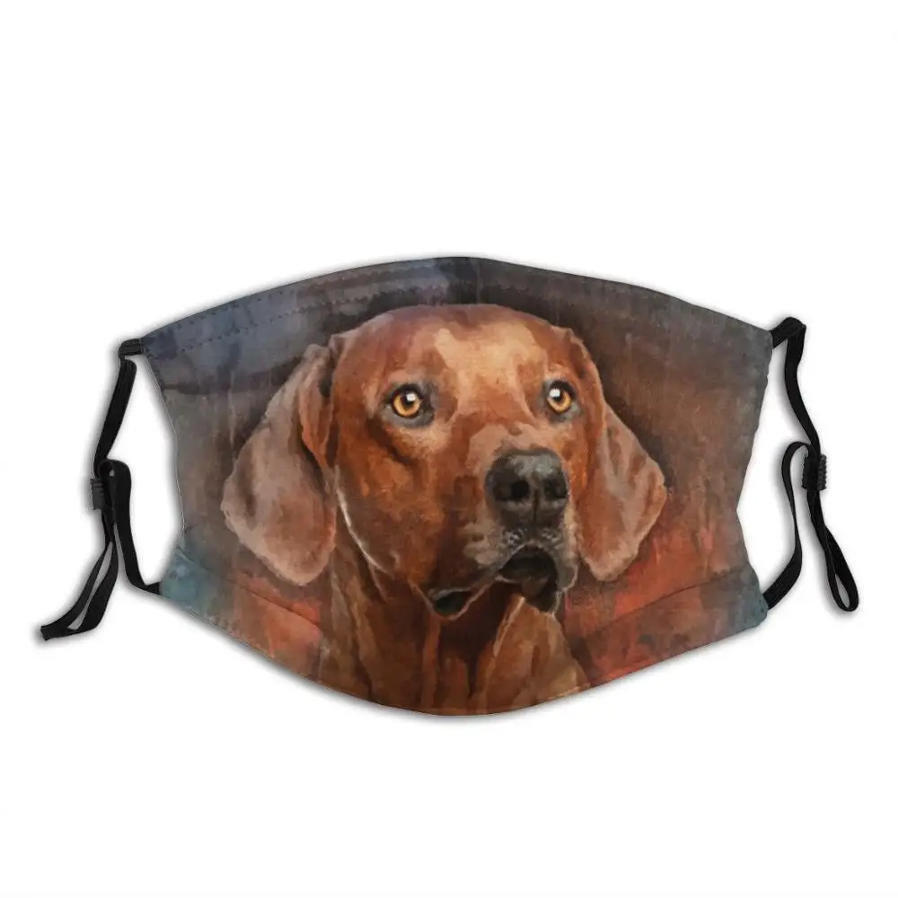 

Rhodesian Ridgeback Portrait Funny Print Reusable Pm2.5 Filter Face Mask Rhodesian Ridgeback Renaissance Hound African Lion Dog