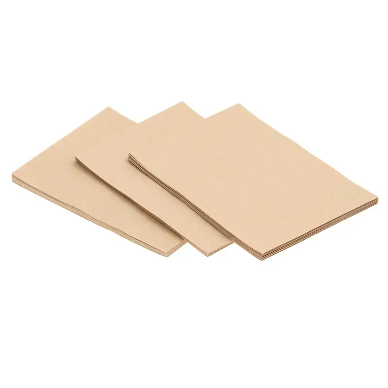 100 Sheets A4 Vintage Blank Kraft Kraft Paper Retro Writing Papers A5 Lined Stationery Paper Letter Sets