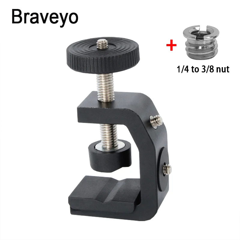 

C-style Clamp Desktop Stand Clamp Camera Clamp Universal Aluminum Clip Phone DSLR for Camera Photography Accessories