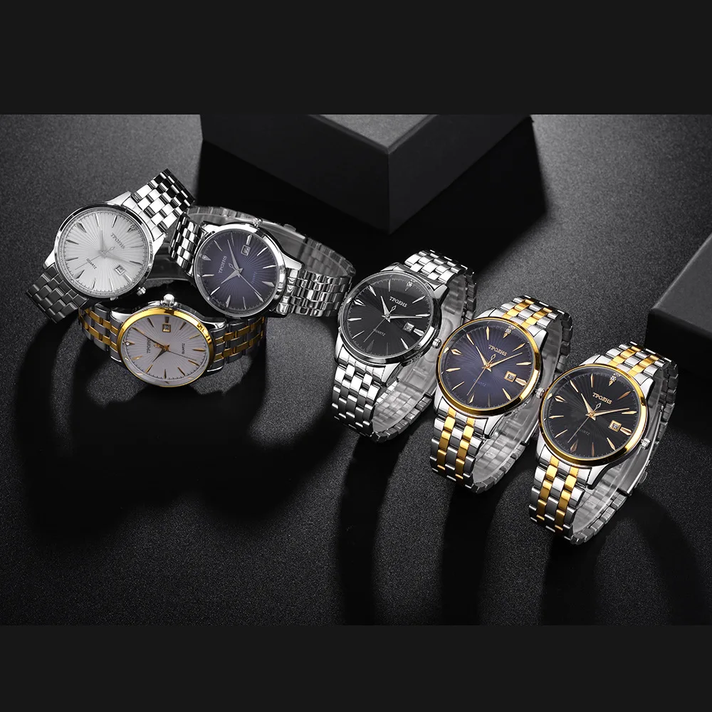 Cocktail Mens Watches Brand Luxury Fashion Business Quartz Watch Men Sports Full Steel Waterproof Black Clock Relogio Masculino
