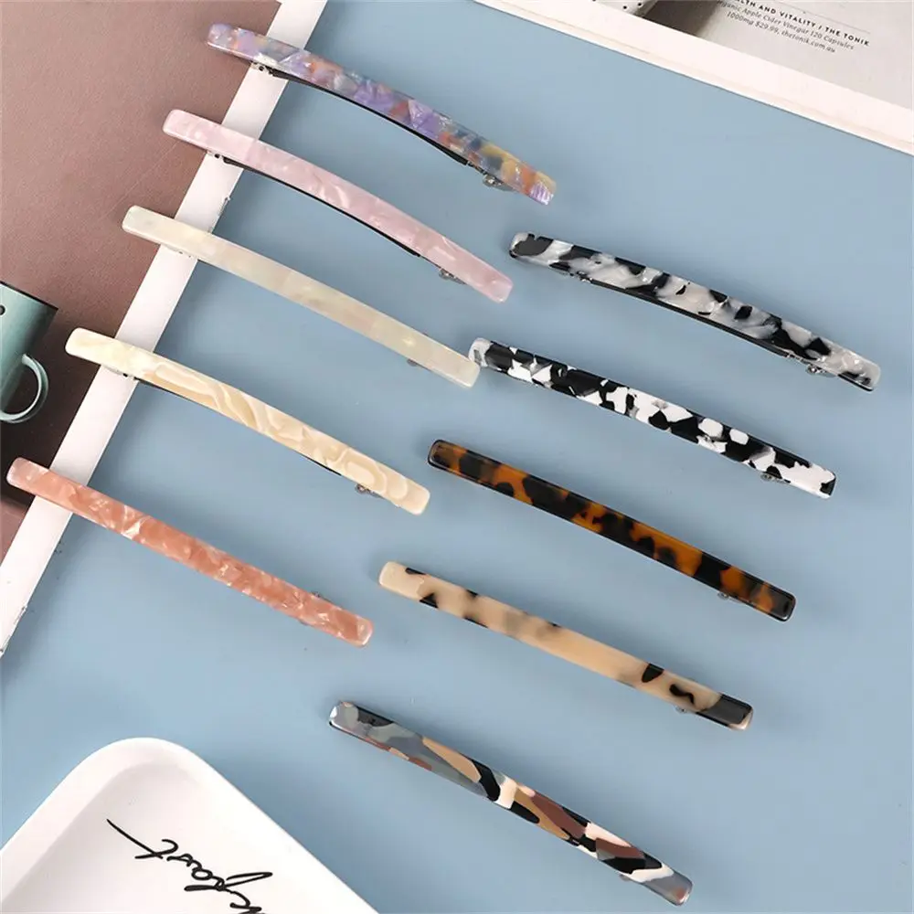 Women Gifts Geometric Vintage Acetate Hairgrips Hairpins Hair Pin Barrettes Hair Clips