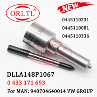 ORLTL DLLA 148 P 1067 Fuel Diesel Injector Nozzle DLLA148P1067 0433171693 for MAN 9 4070 46 4 0014 VW GROUP 062130201 0445110231