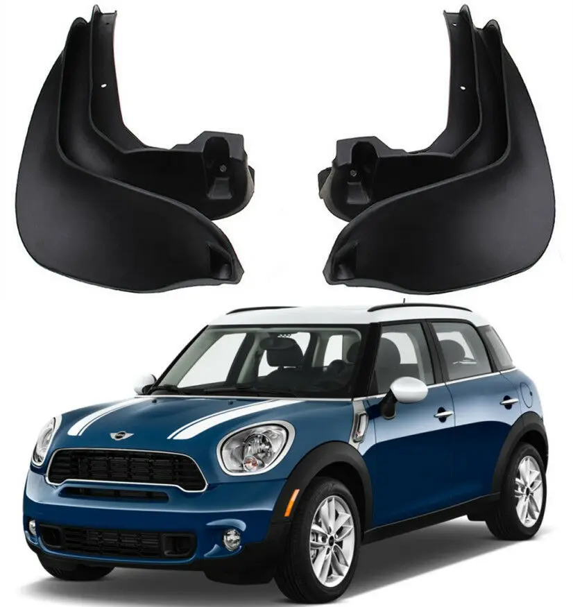 4x Car Mud Guards For Mini Countryman R60 2010 - 2016 Mudguards Splash Guards Mudflaps Mud flaps Mud Guards Fenders Accessories