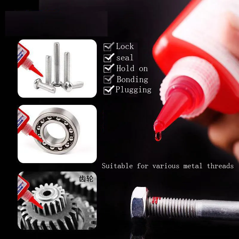 

50 мл 10 мл клей для герметизации провода анти-коррозия нить анти-Давление синий K-0271 клей анаэробный закручивающаяся Крышка Новый анаэробный ...