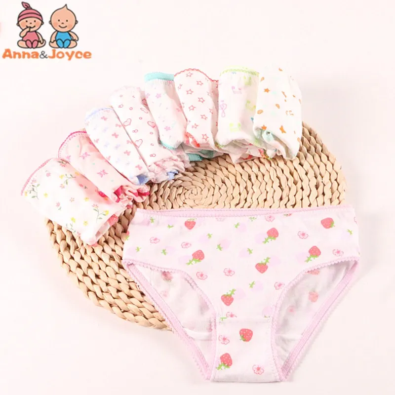 

5pc/Lot Fashion Baby Girls Underwear Cotton Panties Kids Short Briefs Children Suit 1-12Years