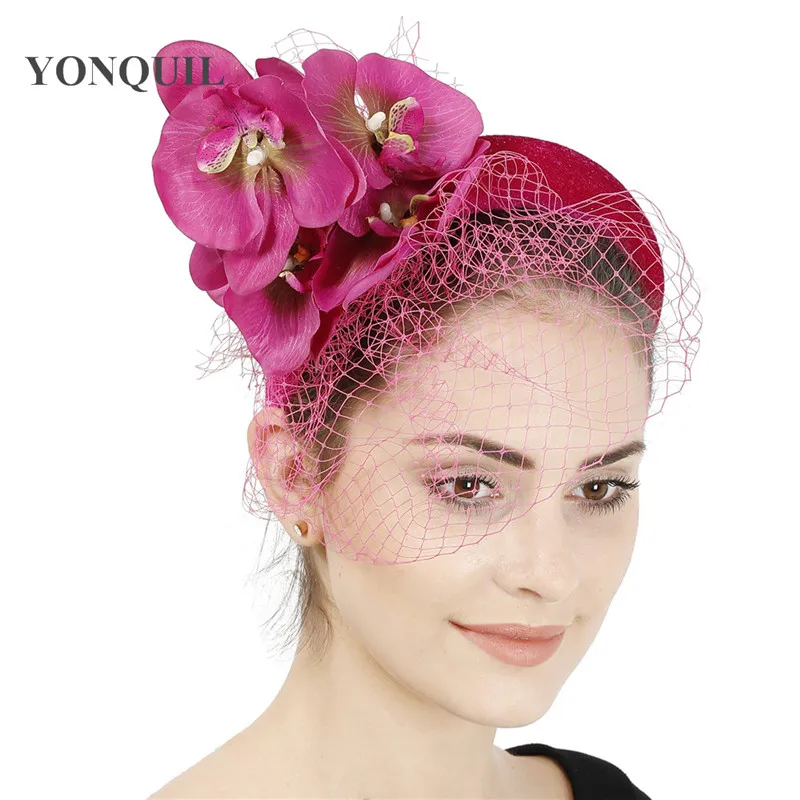 Vrouwen Dames Mode Mesh Hoofddeksels Bridal Dames Bloemen Fasciantor Accessoires Netto Hoofdtooi Voor Vrouwen Party Diner Haarband