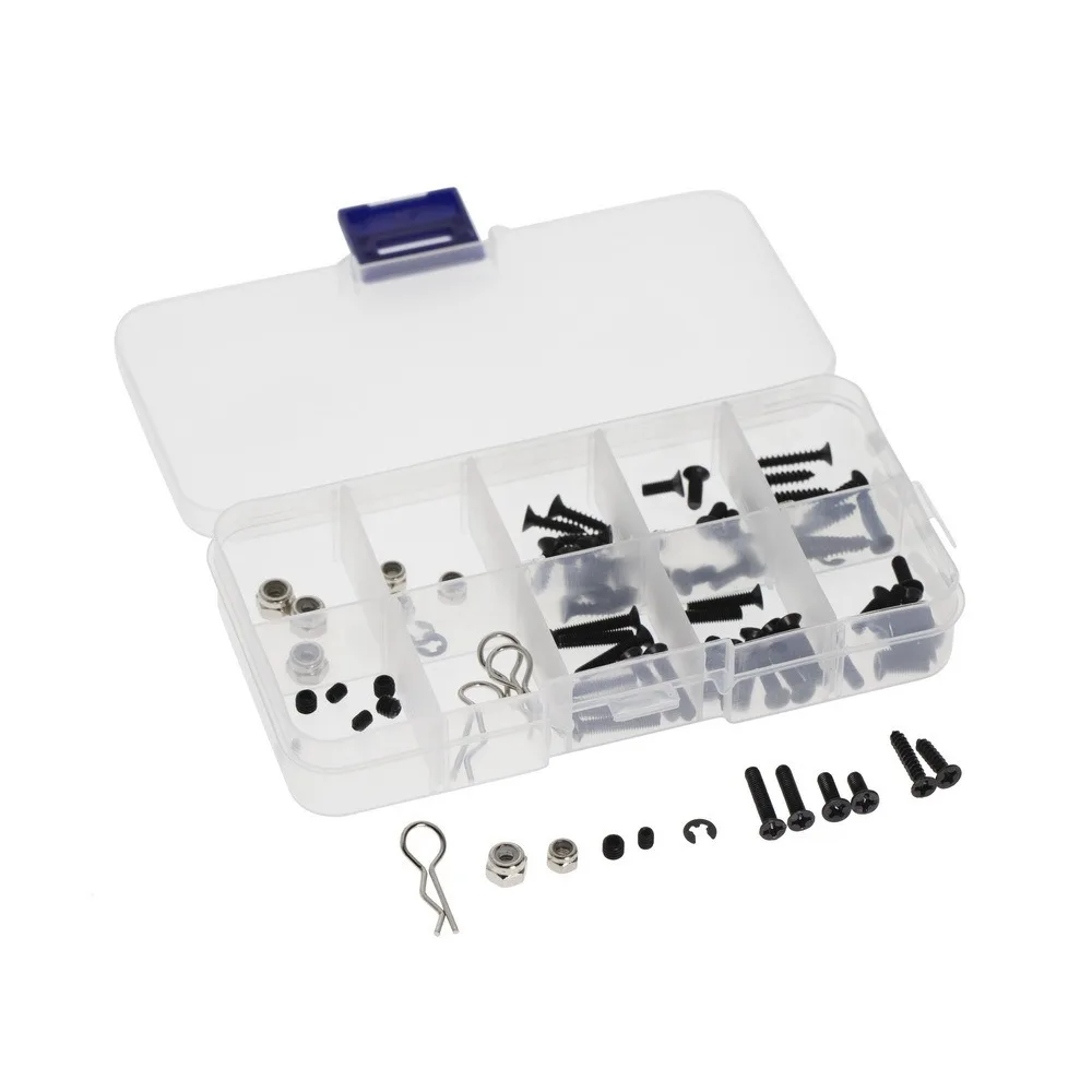 84PCS Screw Box Repair Upgrade Screw Set Phillips Flat Head Screw for HSp 94123  94122