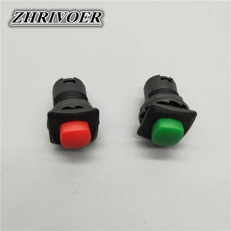 5Pcs DS-426/DS427 12mm Self-locking/Self-reset ON/OFF push button switch SPST 3A/250V