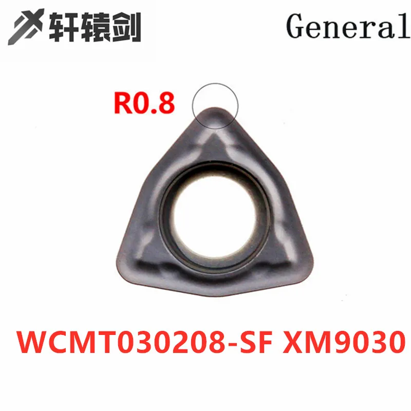 Carbide Insert External Turning Tool, Torno CNC Ferramenta, U Drill Cutting Tool, WCMT030208, WCMT040208, XM9030, WCMT080412, MF XM9130, 10pcs