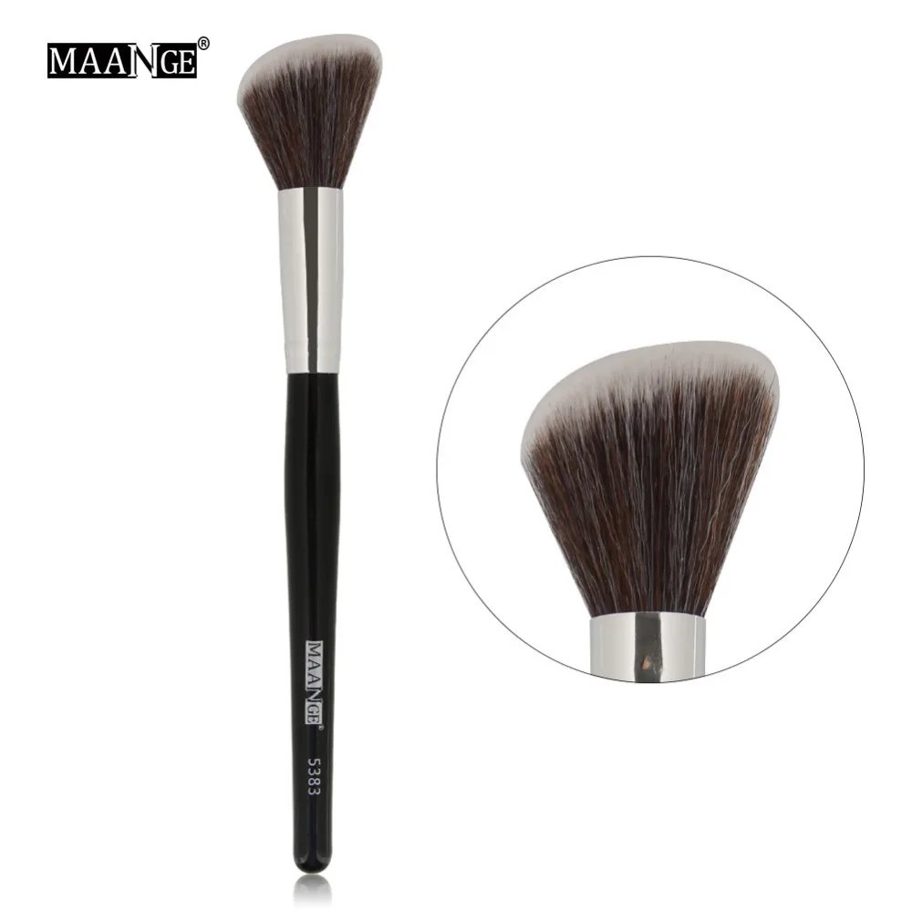 MAANGE 1Pcs Angled Blush Makeup Brush Contour Blusher Face Cheek Nose Loose Power Foundation Cosmetic Make Up Brushes Tools New