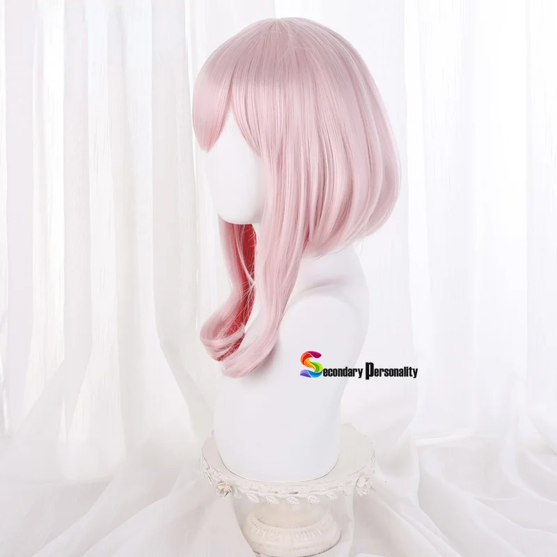 Anime Takt op. Destiny Cosplay Wig Destiny Pink Red Short Hair Heat Resistant Fiber Hair + Free Wig Cap Halloween Girls Women