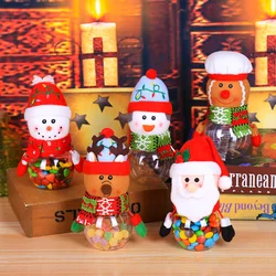 Christmas Gift Bags Candy Jar Storage Bottle Santa Bag Sweet Christmas Candy Bag Boxes Child Kids Gifts New Year 2020 Navidad