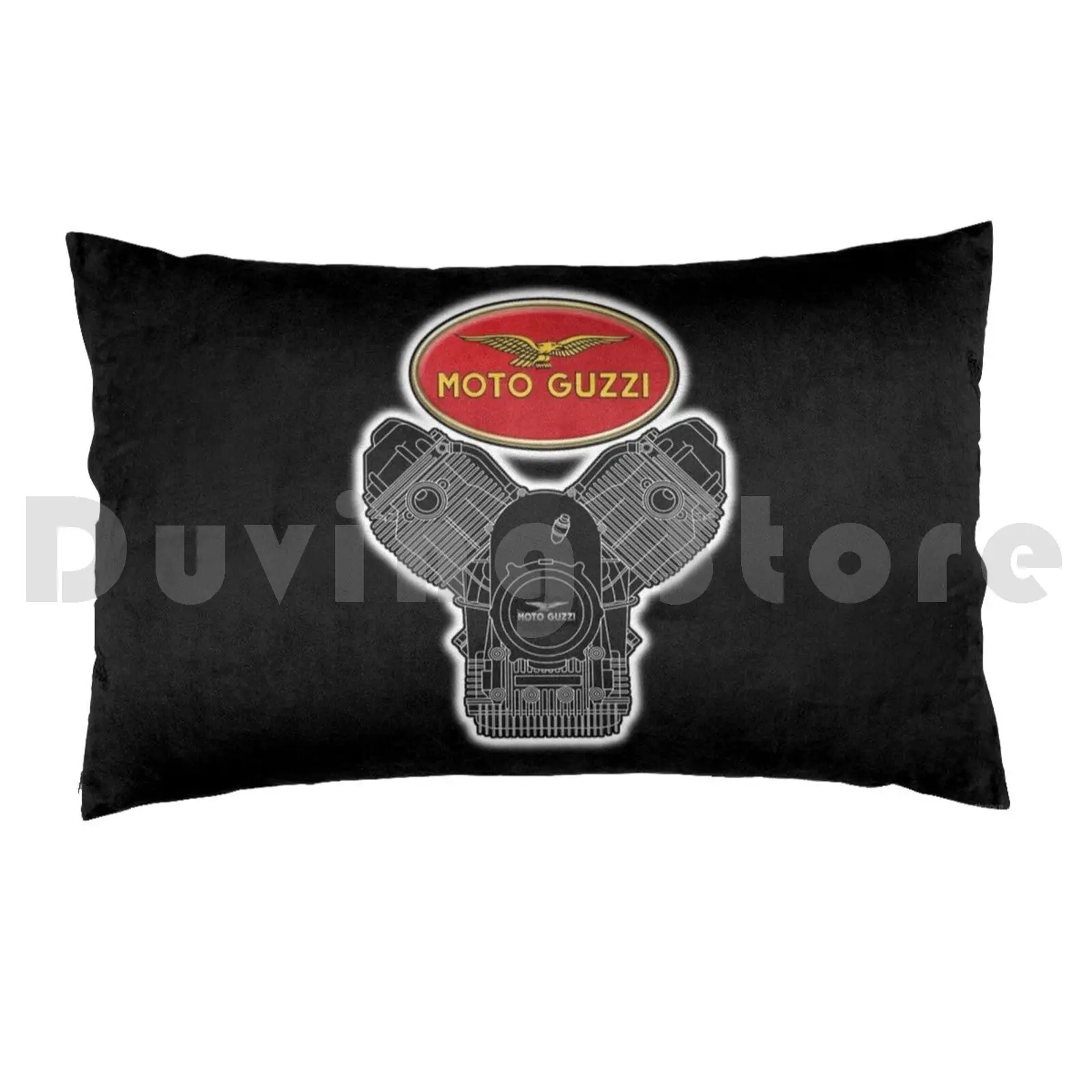 Moto Guzzi V-Twin Power Pillow Case DIY 50*70 Moto Guzzi Spada Strada California Corsa Audace Bellagio Breva