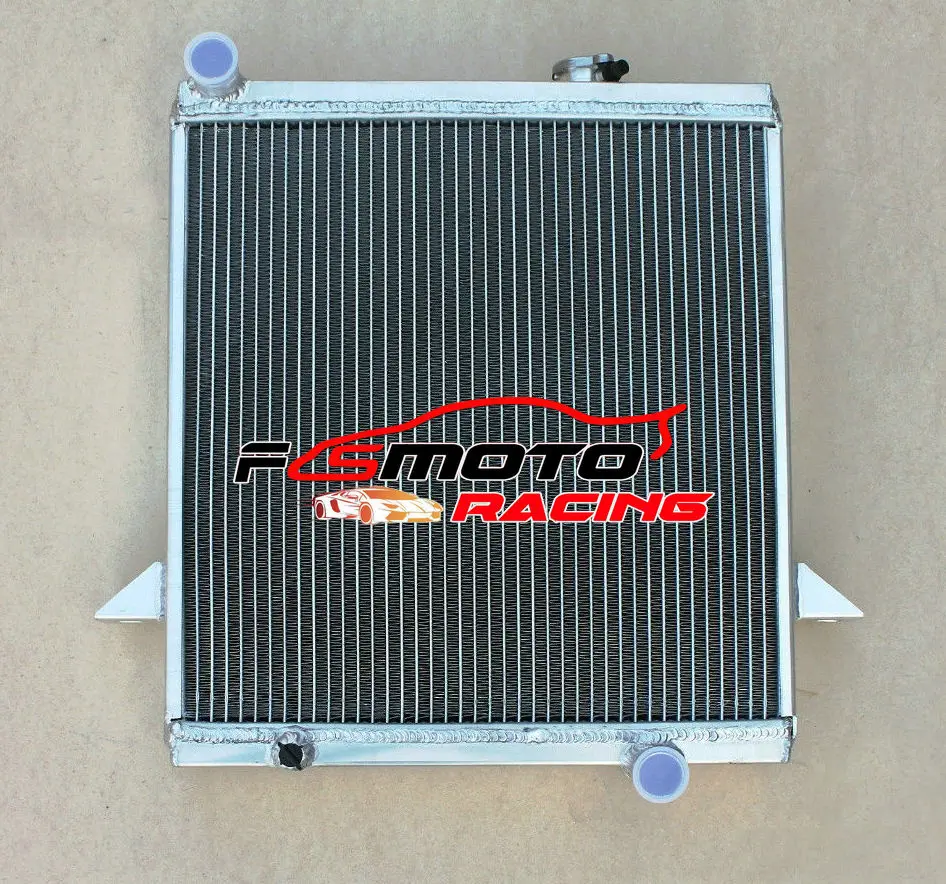 Aluminum Radiator Cooling For Triumph TR6 roadster 2.5L 1969 1970 1971 1972 1973 1974 / Triumth TR250 1967 1968 & shroud + fan