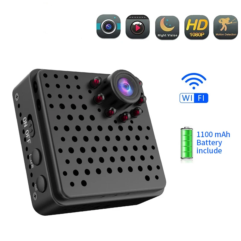 Mini Camera Wifi Wireless Full HD 1080P Home Security Micro Camcorder Battery Night Vision Motion Detection AP Hotspot Camera