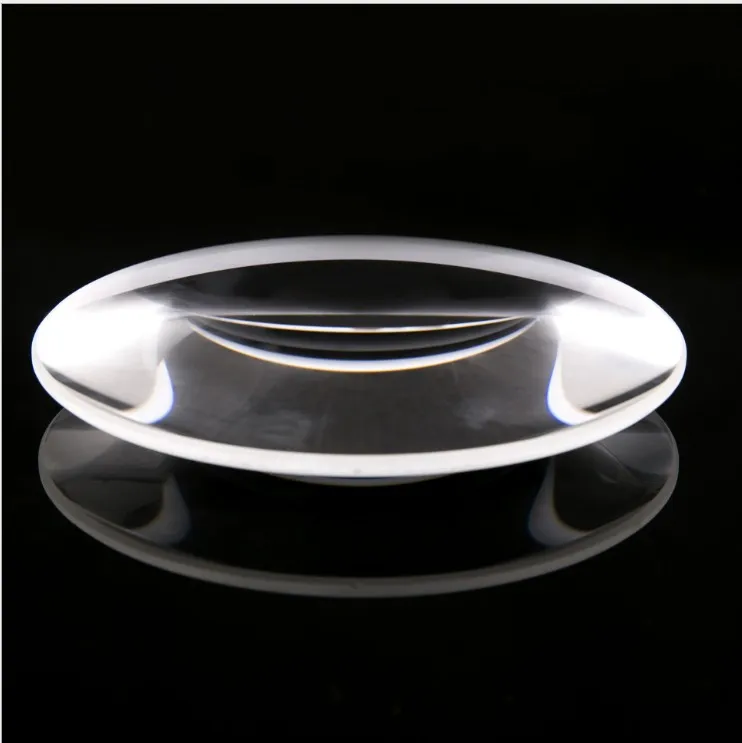 Vetro ottico Biconvex Lente di Grande Diametro 120 millimetri di Lunghezza Focale 132 millimetri Lente di Ingrandimento di Condensazione di Grandi Dimensioni Lente Convessa