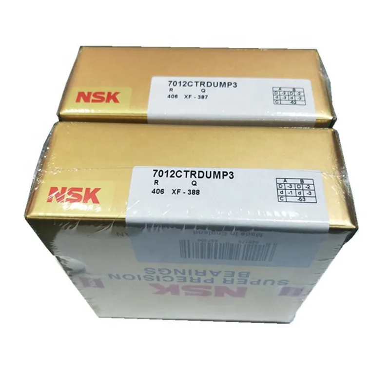 

NSK Brand 1 Pair 7009 7009AC 2RZ P4 DT DB DF A 45x75x16 45x75x32 Sealed Angular Contact Bearings Speed Spindle Bearings