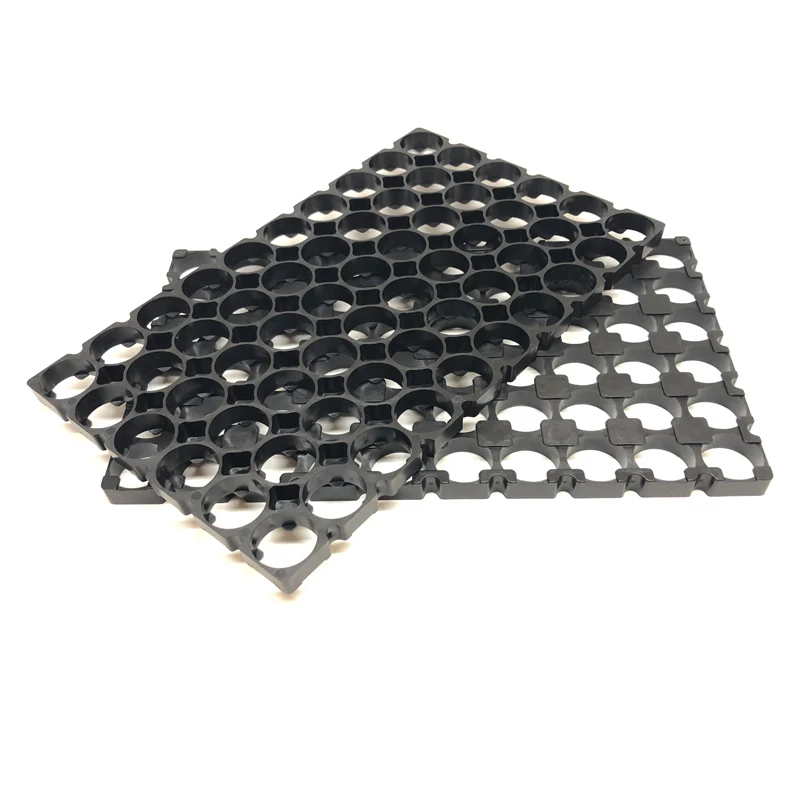 MasterFire 10pcs/lot 6*10 Cell 18650 Batteries Spacer Radiating Shell Plastic Heat Holder Bracket Battery Storage Box Brackets
