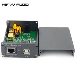 HIFI Asynchronous USB XMOS U308 DAC coaxial optical fiber digital interface MuRata Audio transformer Support DSD and PCM