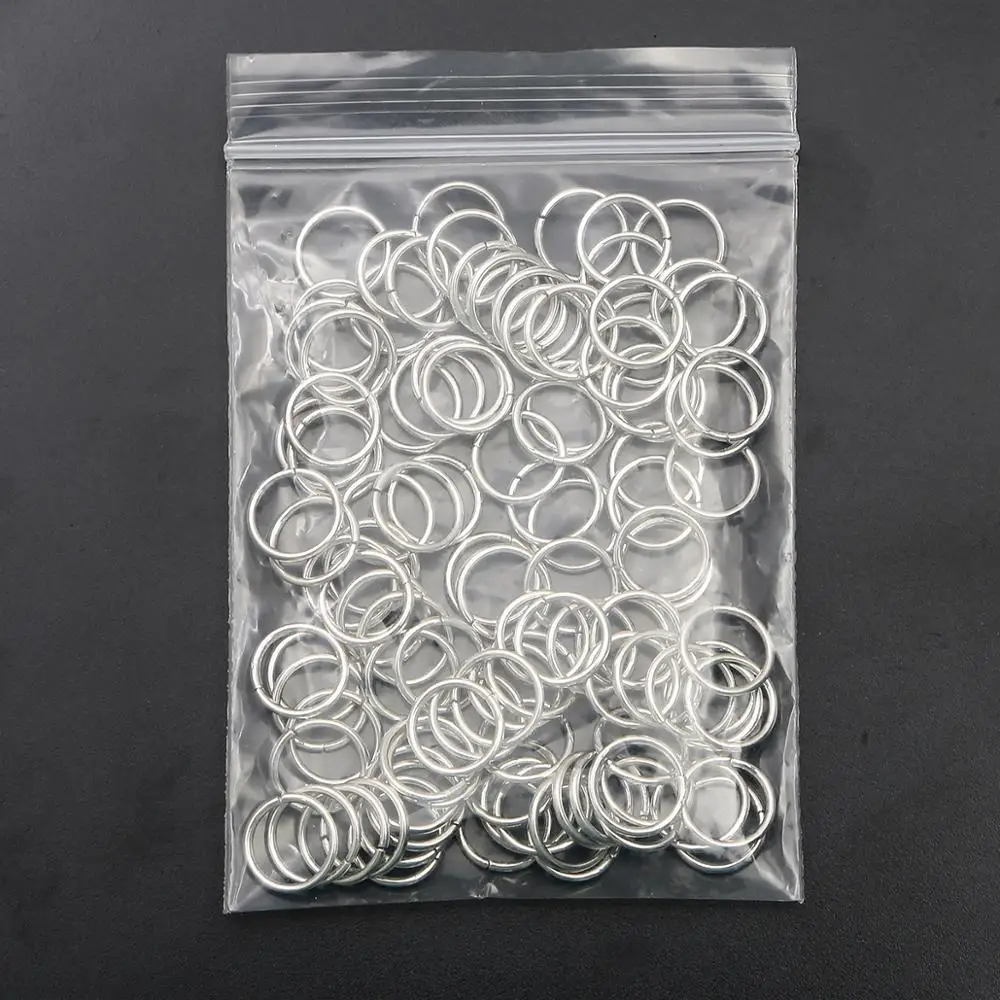 50-500Pcs 3-18mm Loop Key Split Clasp Metal Jump Rings Silver Gold Mix Color Split Rings Connectors Findings For Jewelry Making