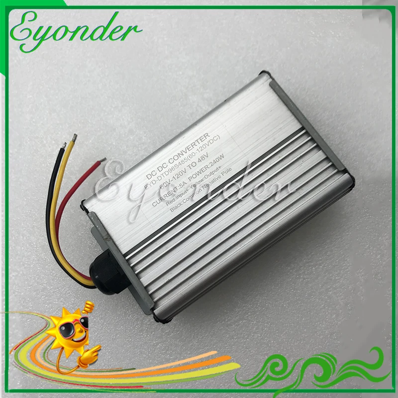 Non-isolated 60v 72v 80v 90v 96v 100v 105v 108v 110v 120v dc dc converter 96v to 48v 5a 240w step down buck power supply module