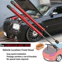 Damper for 2011- CHRYSLER 300C SRT8 Front Bonnet Hood Modify Gas Struts Lift Support Shock Accessories Absorber