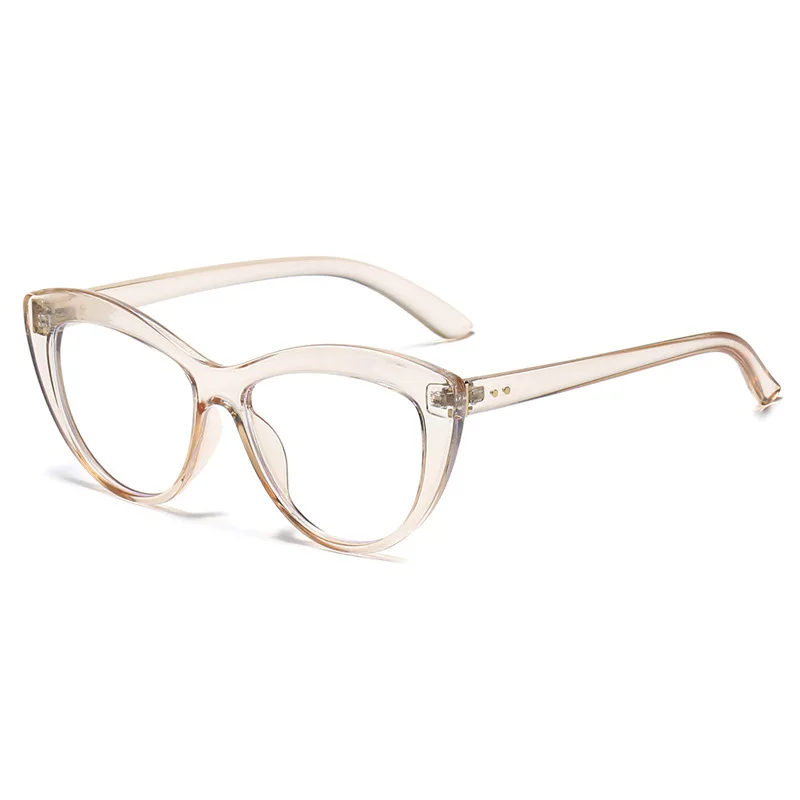 Fashion Anti Blue Light Cat Eye Glasses 2022Women Vintage Computer Eyeglasses Frame Blocking Glasses Transparent Optical Eyewear