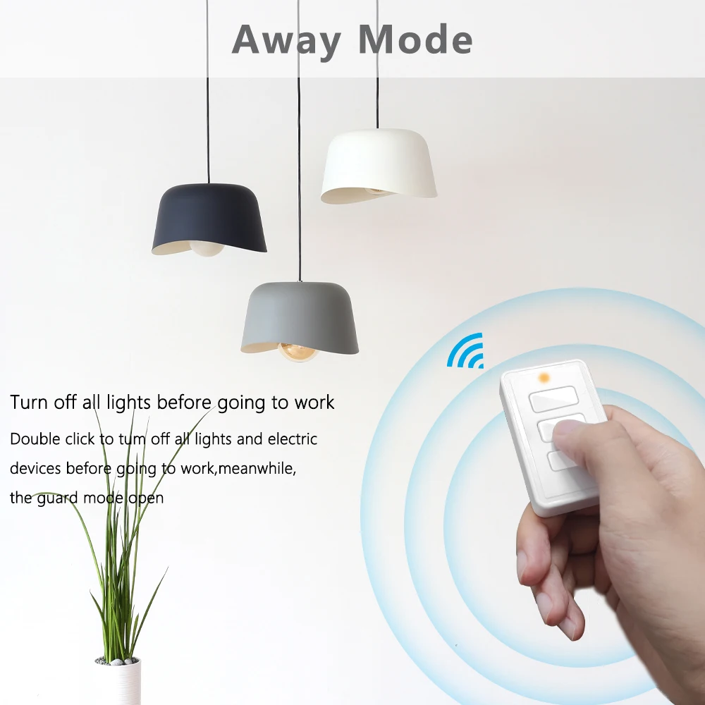 Tuya ZigBee 3.0 Wireless US 3 Gang Remote Control Switch funziona con Conbee 2 stick iobroker jeabaya Smart Life