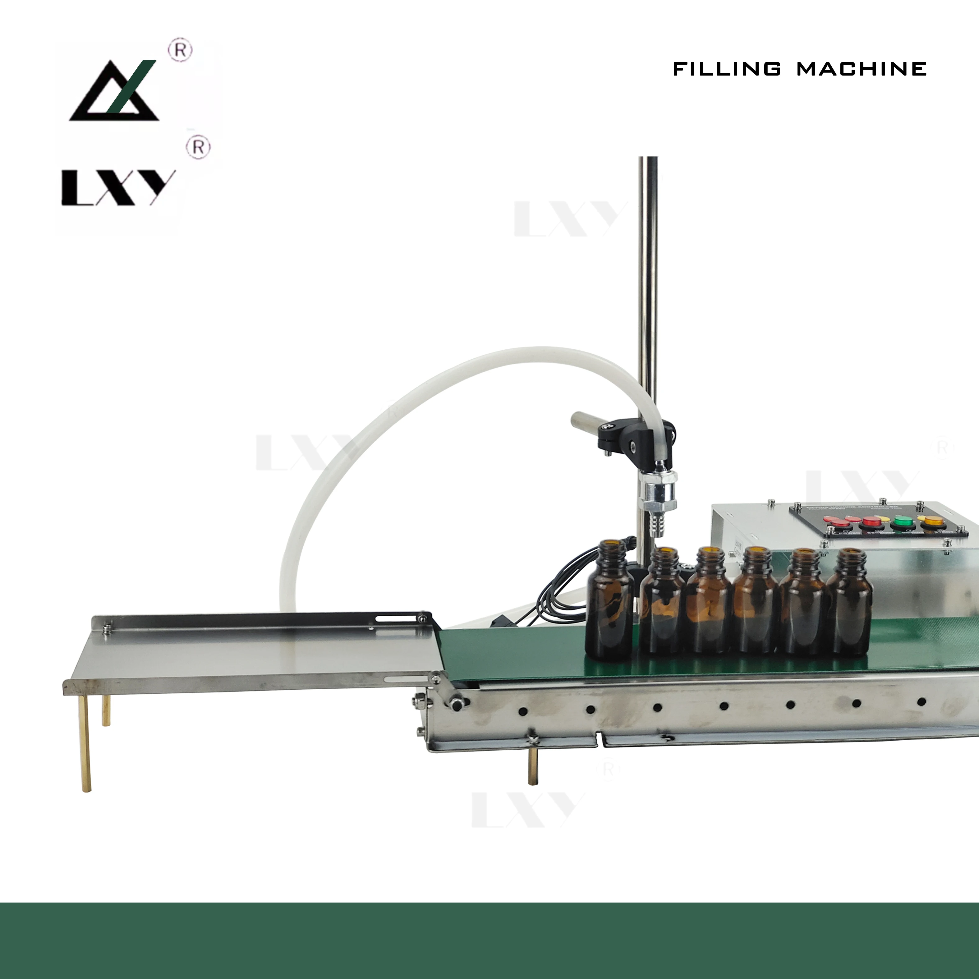 DIY-100A automatic Conveyor Belt Single Head Liquid Filling Can Sense High Precision High Temperature And Heat Resistance