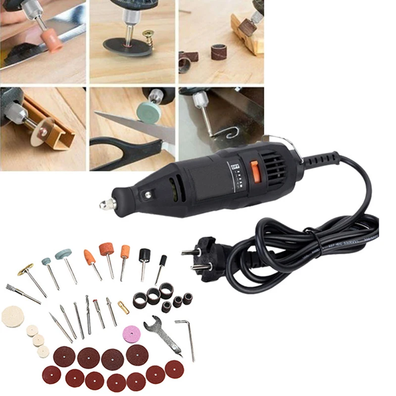 40Pcs Electric Grinder Parts Hardware Rotary Tools Accessory Set Fits For Dremel Drill Carving Grinding Polishing Accessories AA